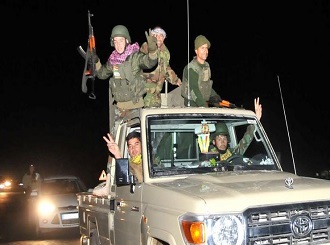 İkinci Peşmerge konvoyu, Kobani'ye gitti